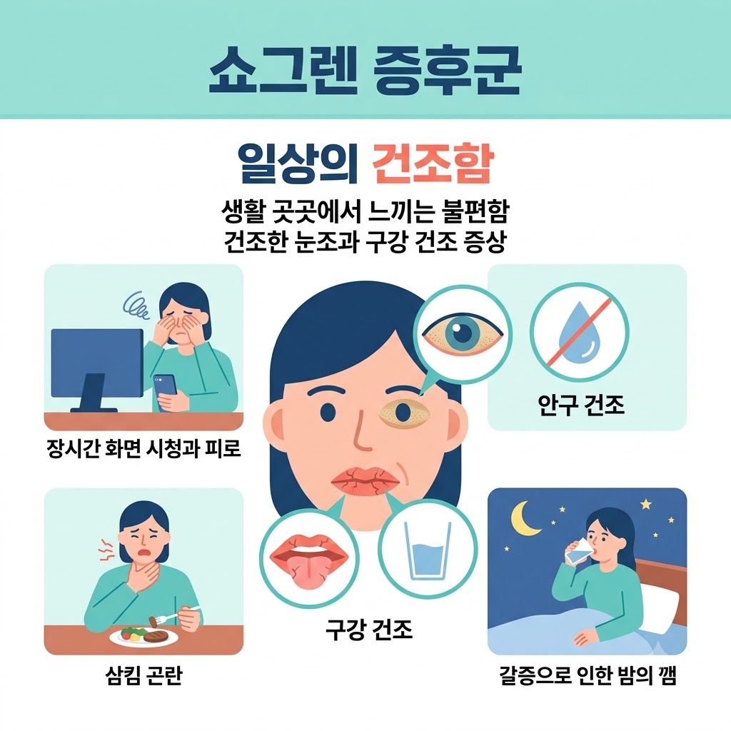 구강건조증·안구건조증이 동시에 나타난다? 쇼그렌증후군 원인과 치료