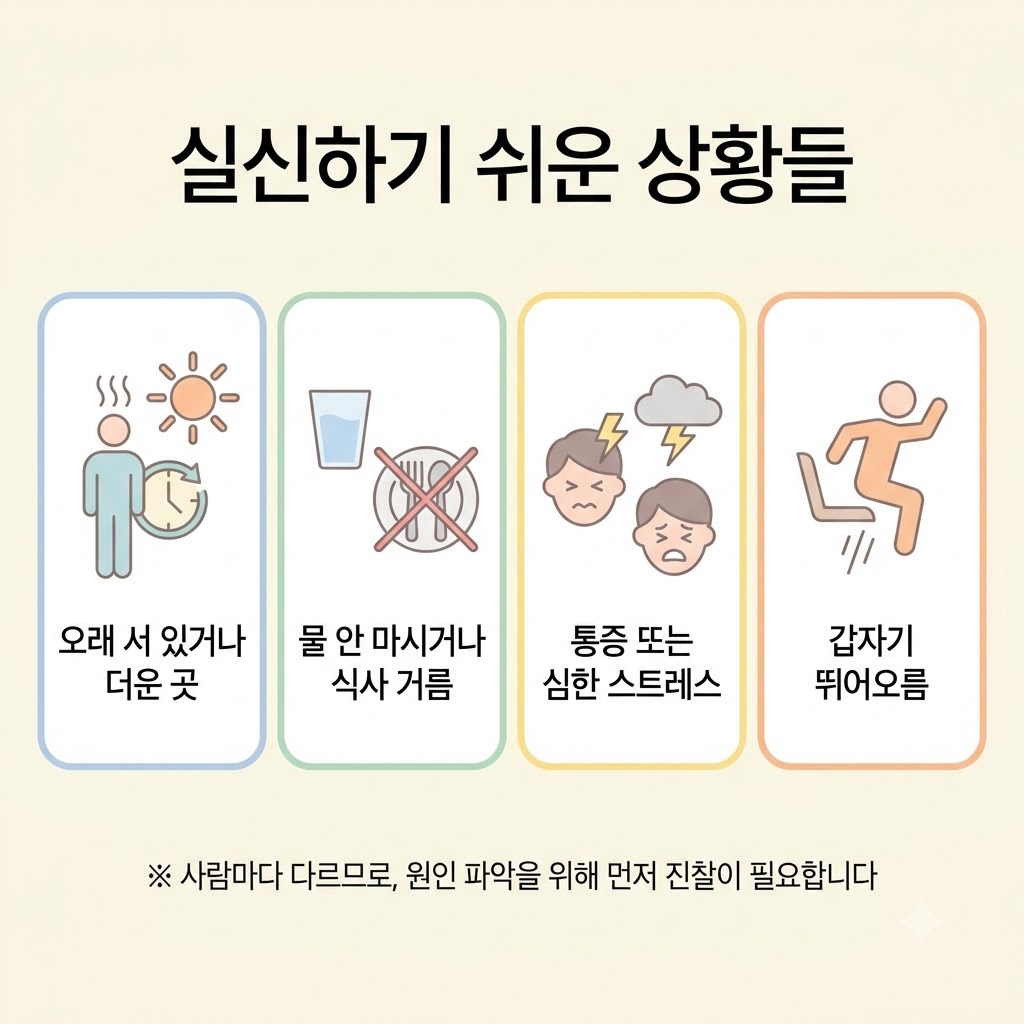 미주신경성실신 2